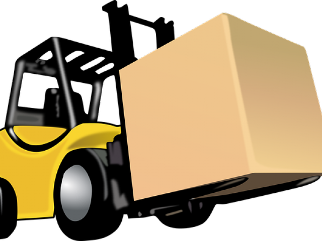 Drawn Truck Forklift Truck - Forklift (640x480)