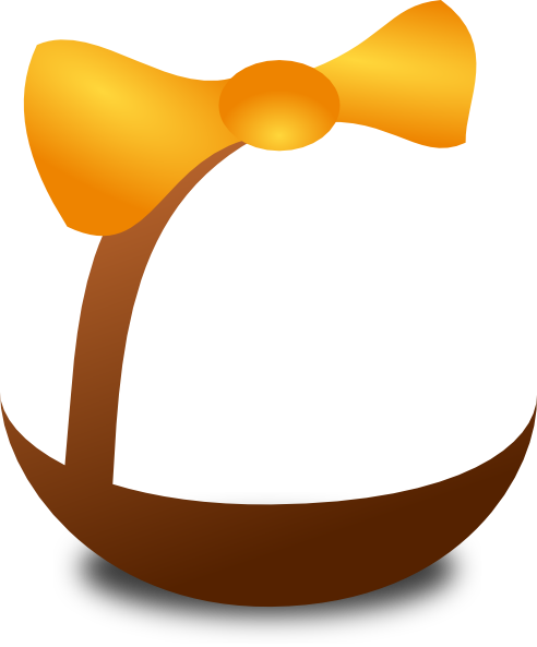Easter Egg Basket Clip Art (492x593)