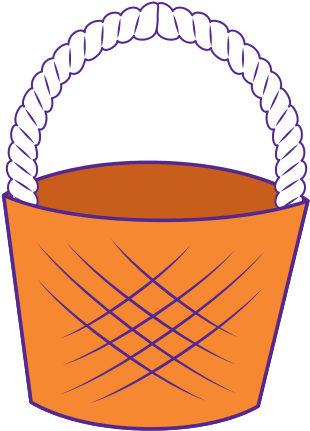 Empty Easter Baskets Clipart - Illustration (550x550)