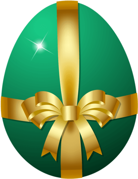 Free Png Download Easter Egg With Bow Png Images Background - Easter Egg (480x607)