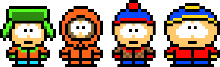 South Park - South Park Perler Bead Patterns (960x390)