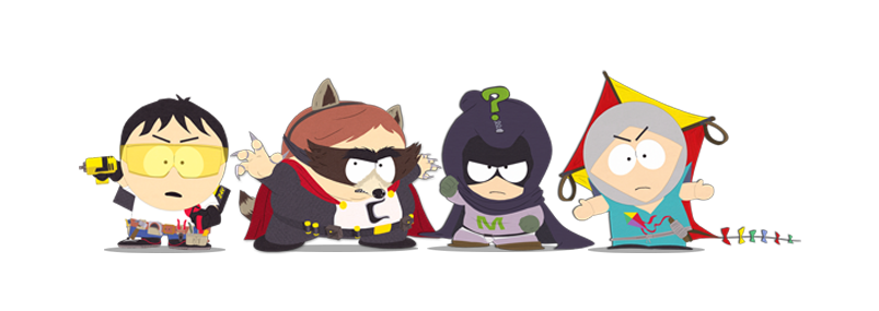 South Park Superheroes Png (803x285)