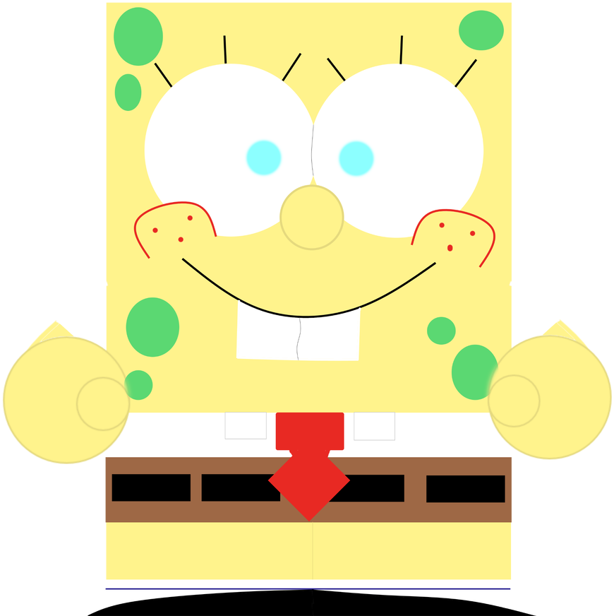 Spongebob Squarepants By Spongefan257 - Cartoon (895x893)