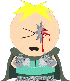 South Park On Twitter - Butters Stotch Ninja Star (400x400)