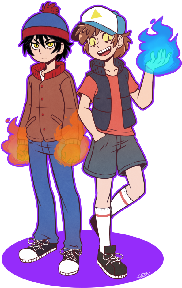 South Park Or Gravity Falls - South Park Kenny Dies Anime (663x1018)