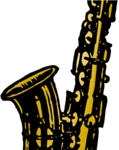 Transparent Alto Saxophone Clipart (640x480)
