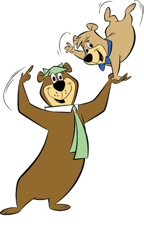 Club Yogi™ Rewards Tier Chart - Yogi Bear And Boo Boo Transparent (295x500)