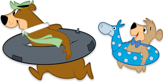 Yonderhill Jellystone Celebrate Schools Out With Family - Cartoon (541x275)