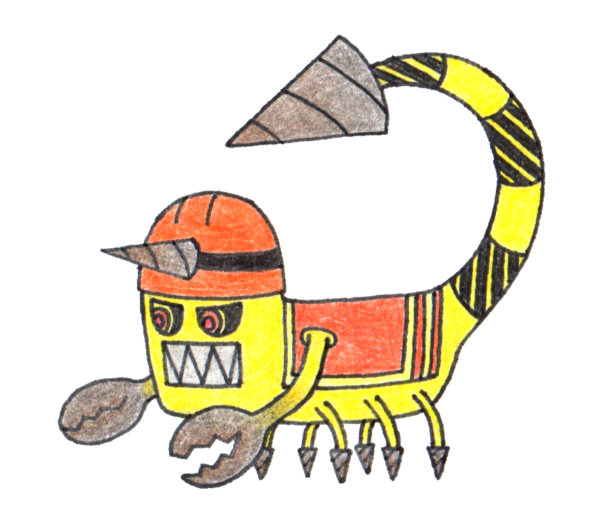 Scorpions At Work By The Artist Unknown - Cartoon (880x761)