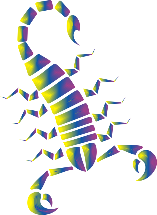 Scorpion Abstract Art Computer Icons Arachnid - Escorpion Geometrico (547x750)