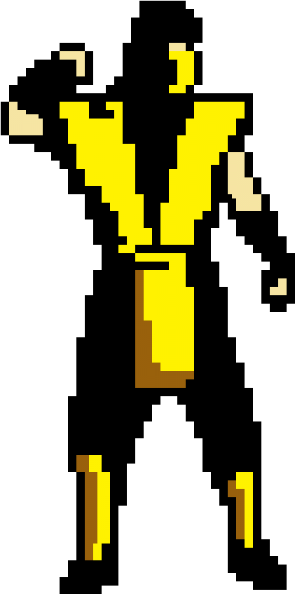 Scorpion - Пиксель Арты (900x1200)