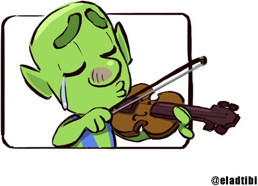 Art[art] Sad Violin - Cartoon (598x436)