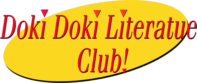 Doki Doki Literatue Club Text Font Yellow - Doki Doki Literatue Club Text Font Yellow (680x287)