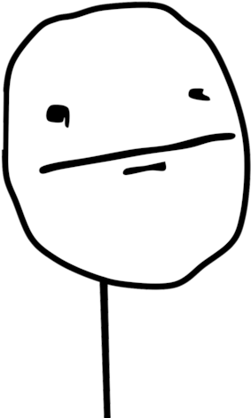 Poker Face Meme Png - Meme Poker Face Png (547x479)