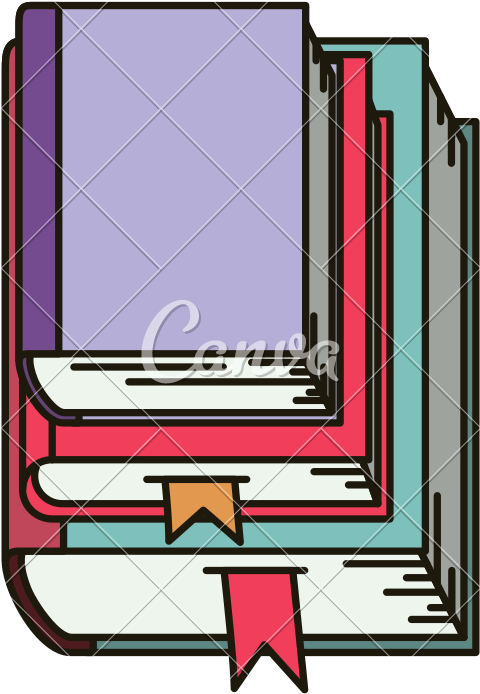 Isolated Literature Book Design - Illustration (800x800)