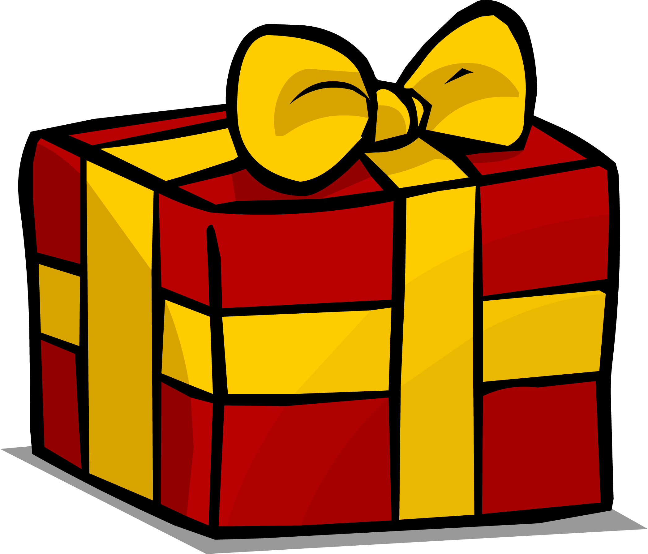 Presents Clipart Grotto - Club Penguin Gift Png (2095x1791)