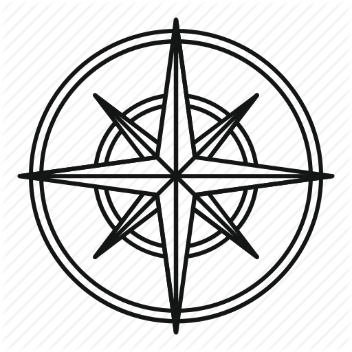 Compass Drawing Clip Art - Aircraft Controller Uk Navy (512x512)