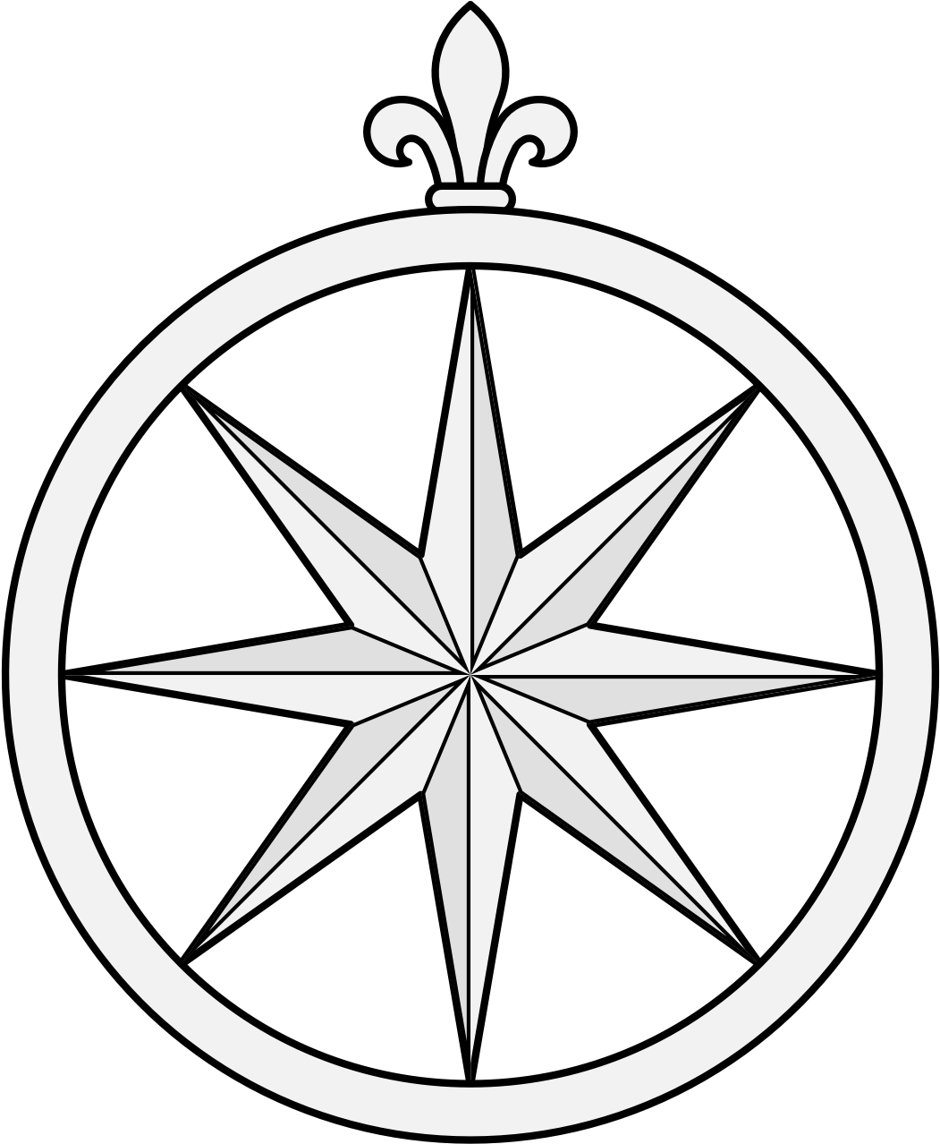 Compass Rose - Sport Club Internacional (1106x1321)