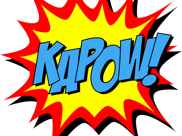 Thank You Clipart Baseball - Superhero Thank You (640x480)