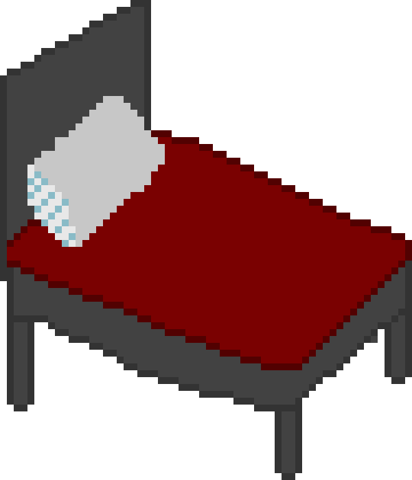 Bed - Bed Pixel Art Transparent Png (600x700)