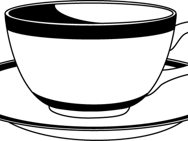 Cup Clipart Tasa - Cup And Saucer Clipart (640x480)