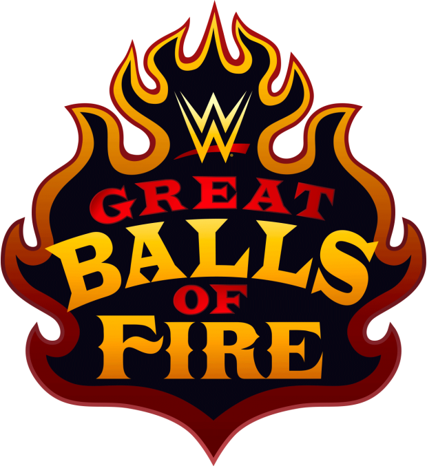 Great Balls Of Fire Wwe Logo - Wwe Home Video (620x680)