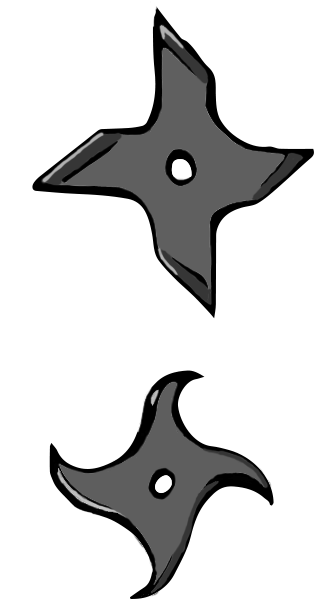 Ninja Shuriken By Unicornduck314 - Ninja Shuriken By Unicornduck314 (402x668)