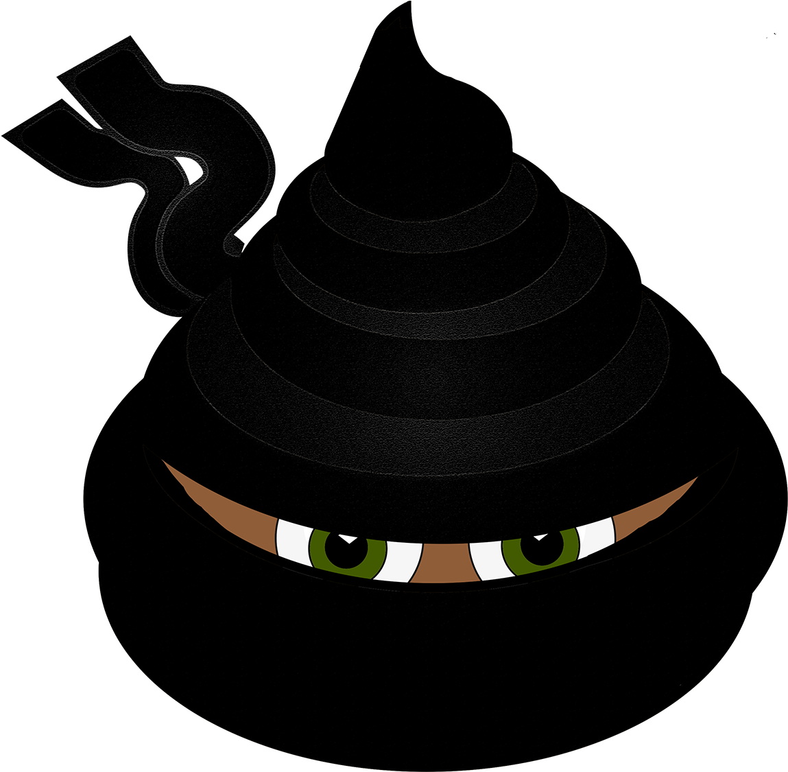 This Ninja Poop's Svg Is Available Free Use On Pixabay - This Ninja Poop's Svg Is Available Free Use On Pixabay (1200x1200)