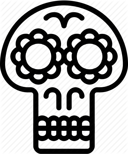 Day Of The Mexican - Day Of The Dead Icon (426x512)