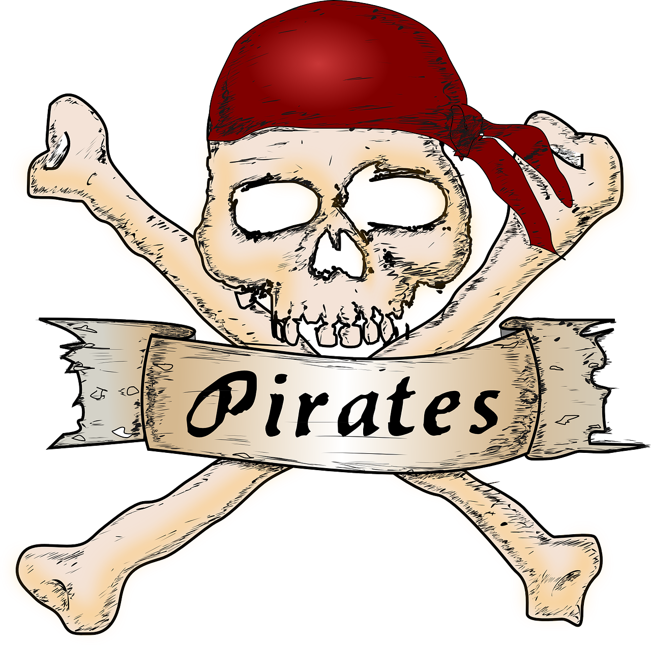 Pirates Bones Crossbones Png - East Minico (1280x1269)