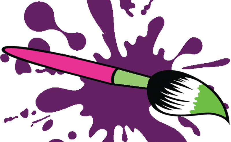 Collection Of Free Ceramics Clipart Painter Download - Paint Party Clip Art (800x491)