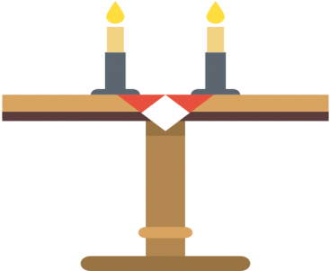 Post A Request T-light Candle Holder - 10 Classic Dinner / Table Candles (400x300)