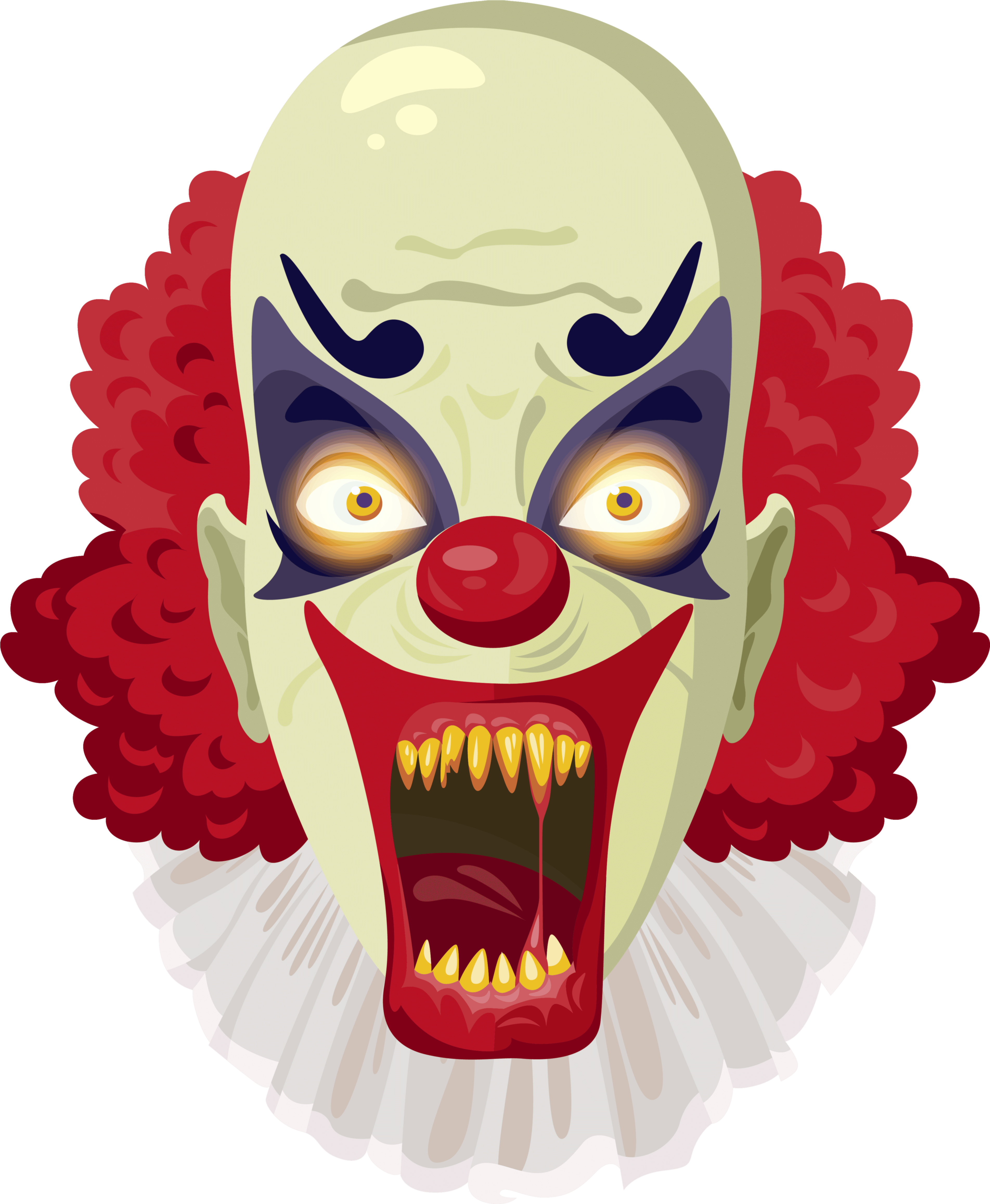 Scary Clown Png Clipart Image - Scary Clown Clipart (3882x4721)