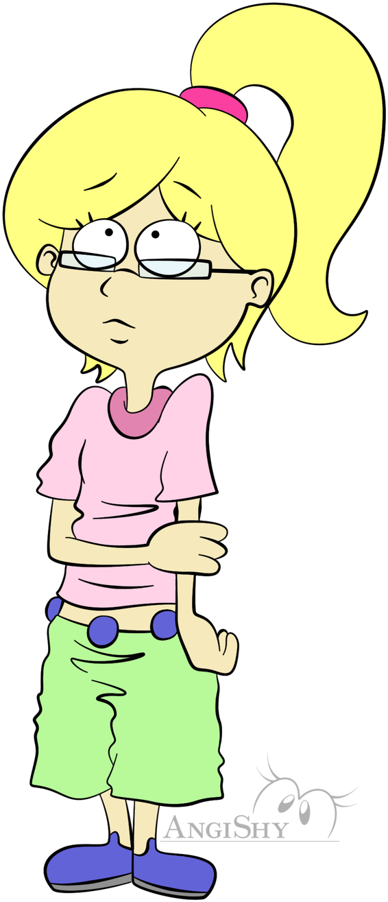 Ed Edd Eddy Oc Angi On Deviantart Png Png Clipart Shy - Cartoon (598x1337)