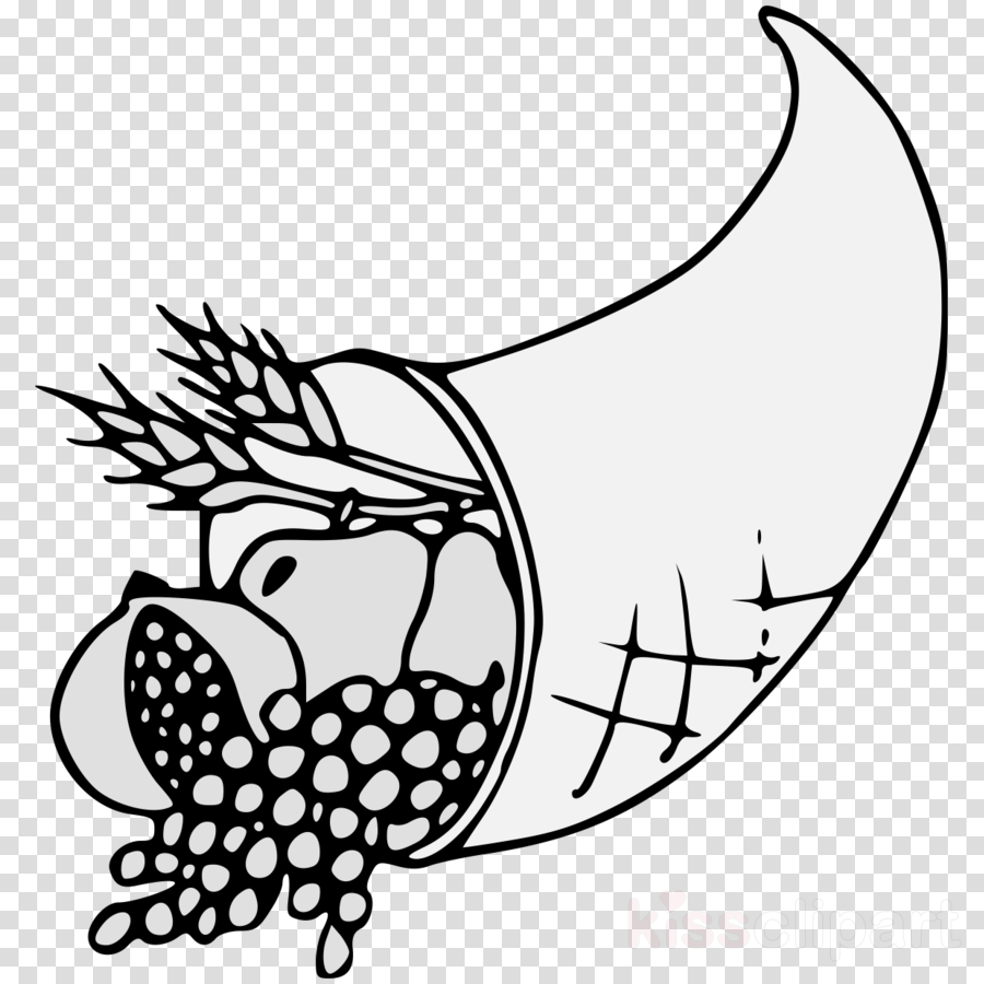Clip Art Clipart Cornucopia Clip Art - Line Art (900x900)