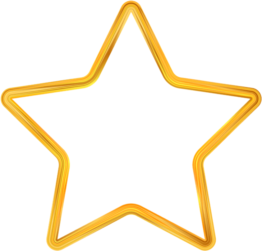 Free Png Download Star Border Frame Clipart Png Photo - Frame Star (850x812)