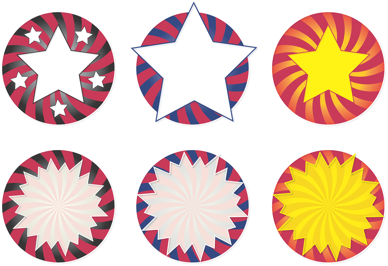 Seal Set Star - Circle (1280x877)