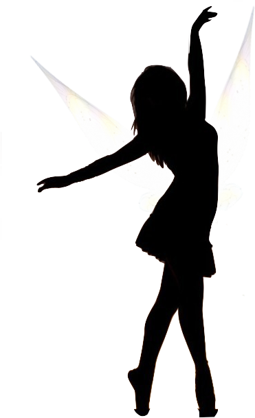 Silhouette Raven - Alone Girl Dance Alone (500x625)