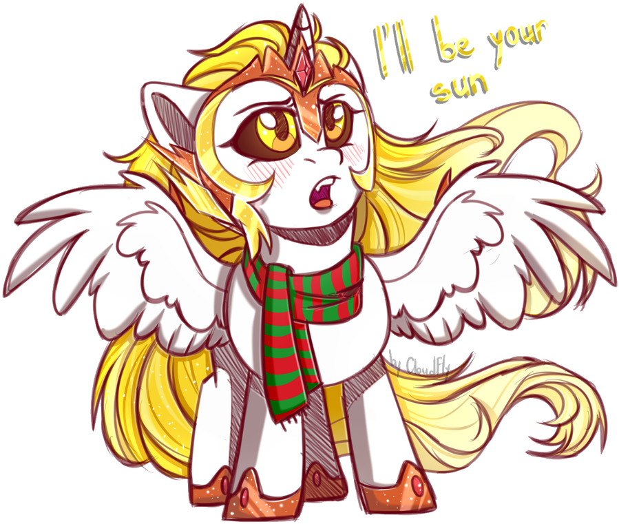 [fan Art] I'll Be Your Sun By Cloud-fly - Cartoon (983x813)