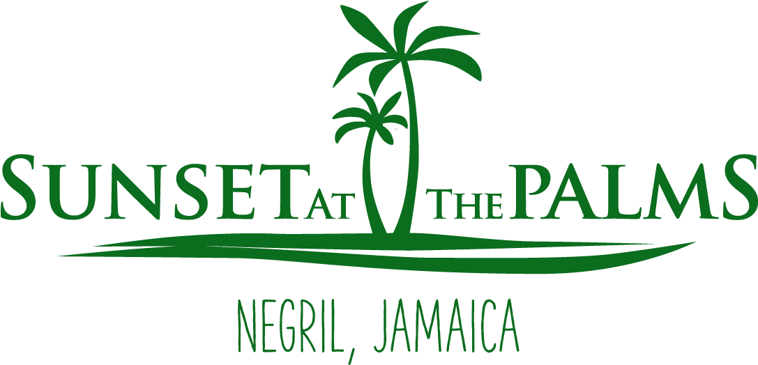 Sunset At The Palms Logo W Negril Jamaica - Graphic Design (1086x550)