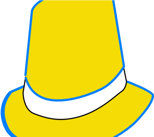 Top Hat Clipart Yellow - Top Hat Clipart Yellow (640x480)