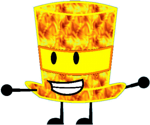 Top Hat Clipart Yellow - Illustration (640x480)