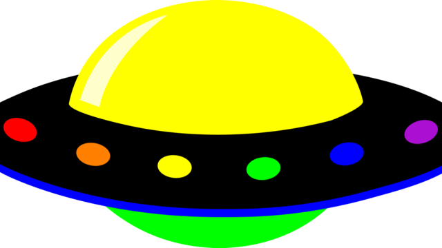Yellow Hard Hat Cliparts - Spaceship Clip Art (640x360)