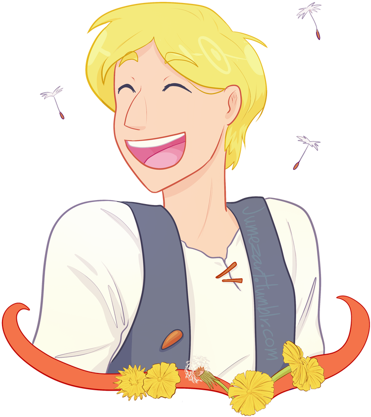 Elan Dandelion Doodle By Jumezat Elan Dandelion Doodle - Cartoon (900x921)