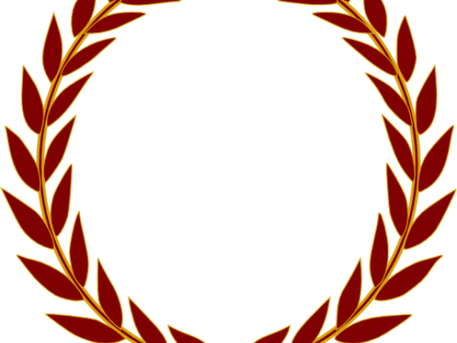 Wheat Clipart Olive Branch - Transparent Laurel Wreath Black (640x480)