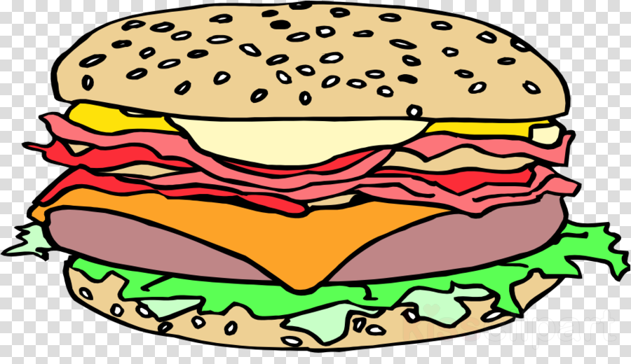 Sesame Clipart Cheeseburger Hamburger Clip Art - Speech Bubble Comic Png Transparent (900x520)