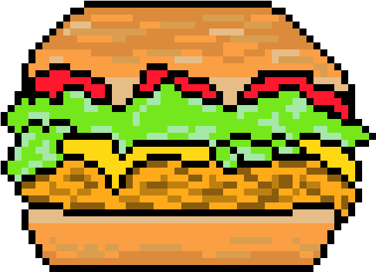 Burger - Pixel Art Pokemon Turtwig (740x620)