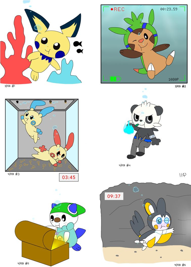 Aquamon16 Batch 1 By Whowantsapizza - Cartoon (754x1060)