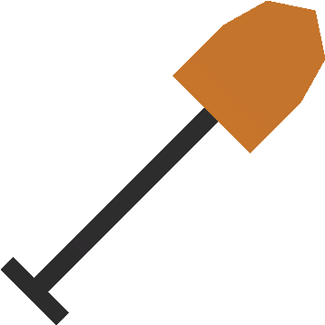 Unturned Skin Orange Shovel - Unturned Skin Orange Shovel (400x400)