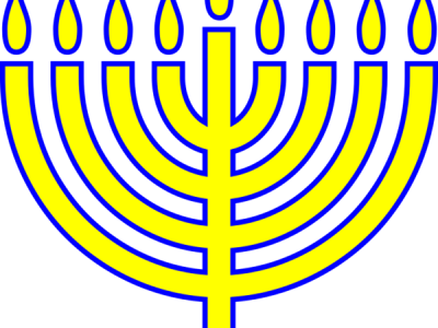 Menorahs Yellow Png - Circle (400x300)